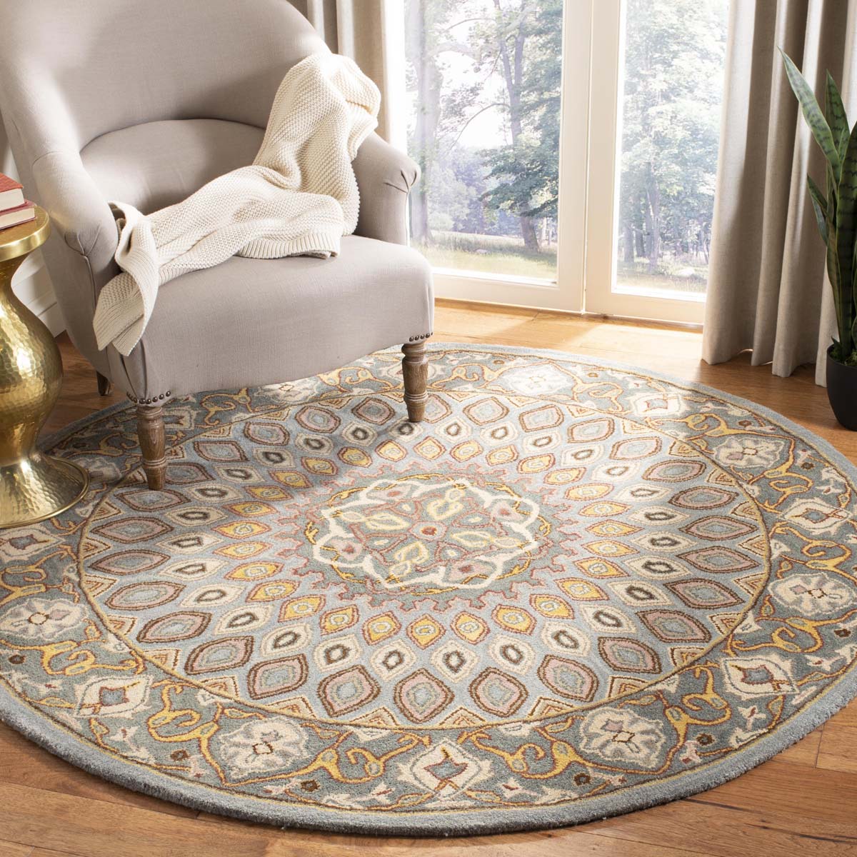 Safavieh Heritage 14B Rug, HG914B - Blue / Grey