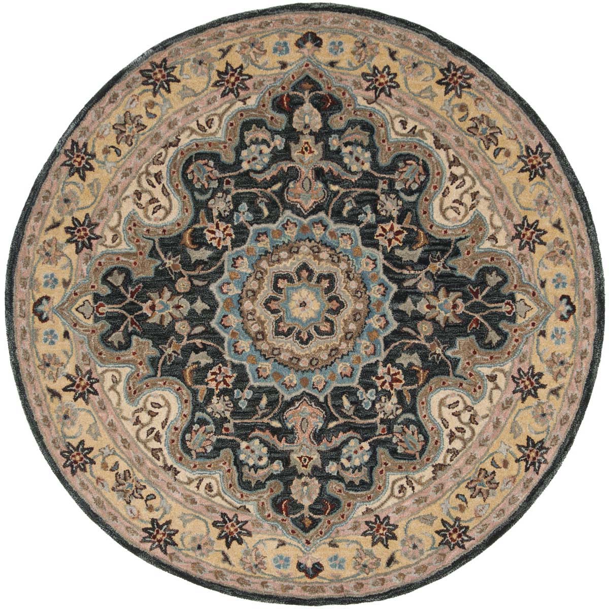 Safavieh Heritage 18A Rug, HG918A - Creme / Black