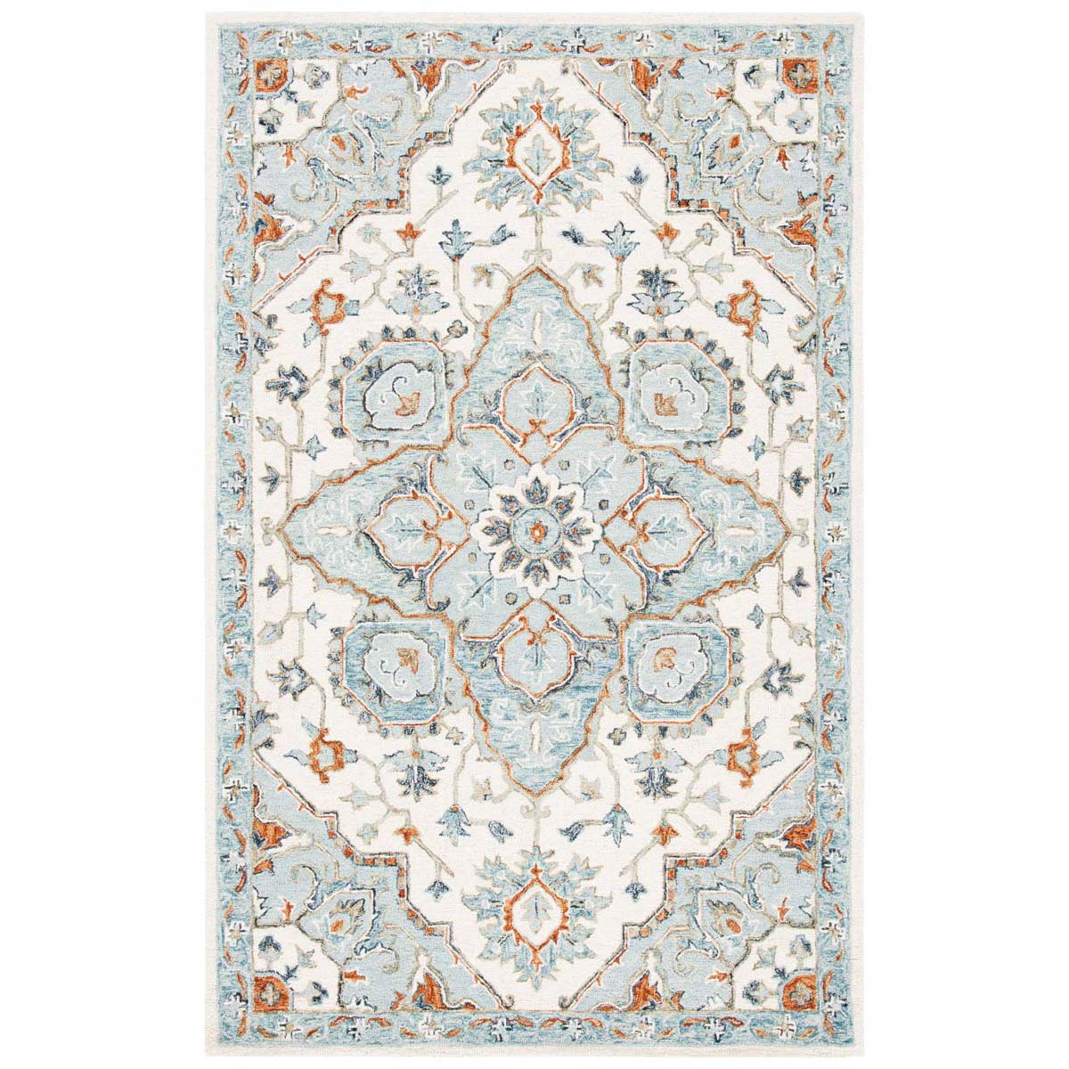 Safavieh Heritage 22A Rug, HG922A - Ivory / Blue