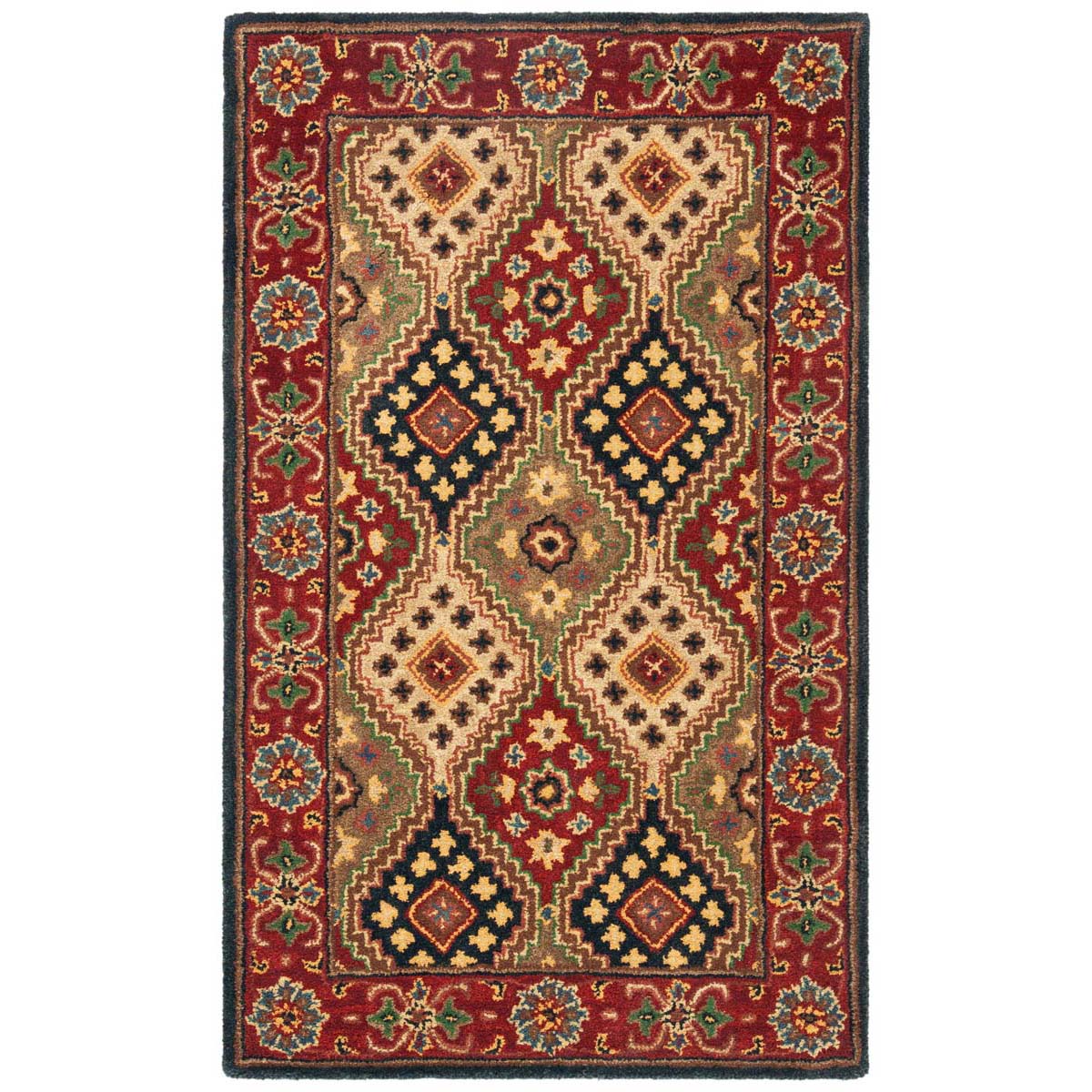 Safavieh Heritage 27Q Rug, HG927Q - Red / Beige