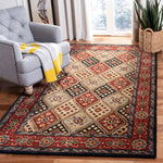 Safavieh Heritage 27Q Rug, HG927Q - Red / Beige