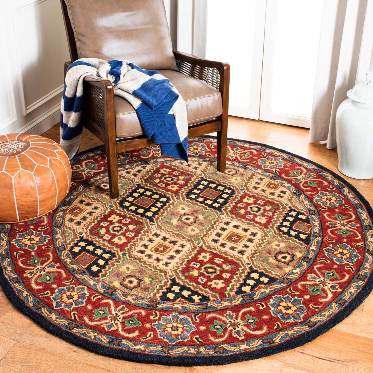 Safavieh Heritage 27Q Rug, HG927Q - Red / Beige