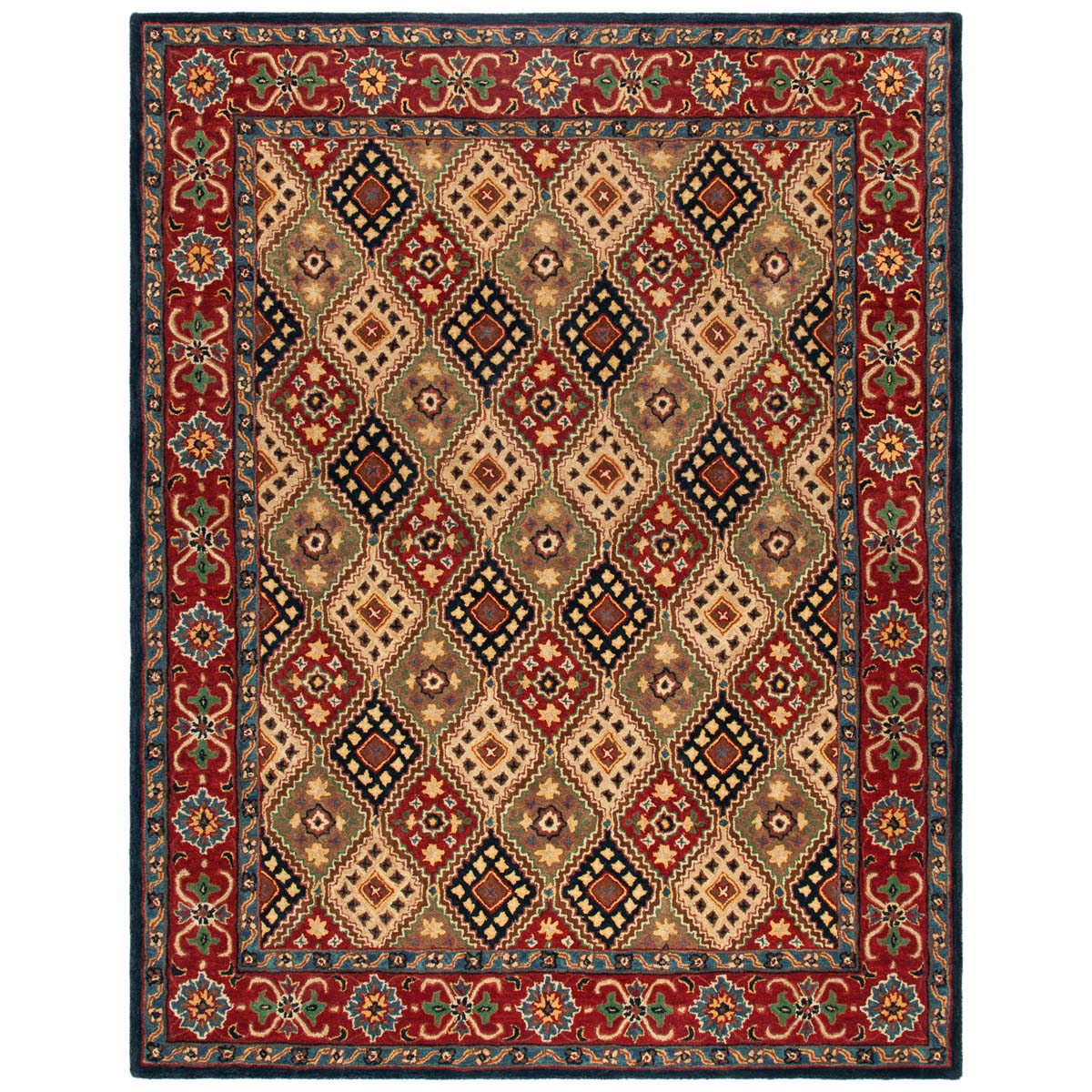 Safavieh Heritage 27Q Rug, HG927Q - Red / Beige