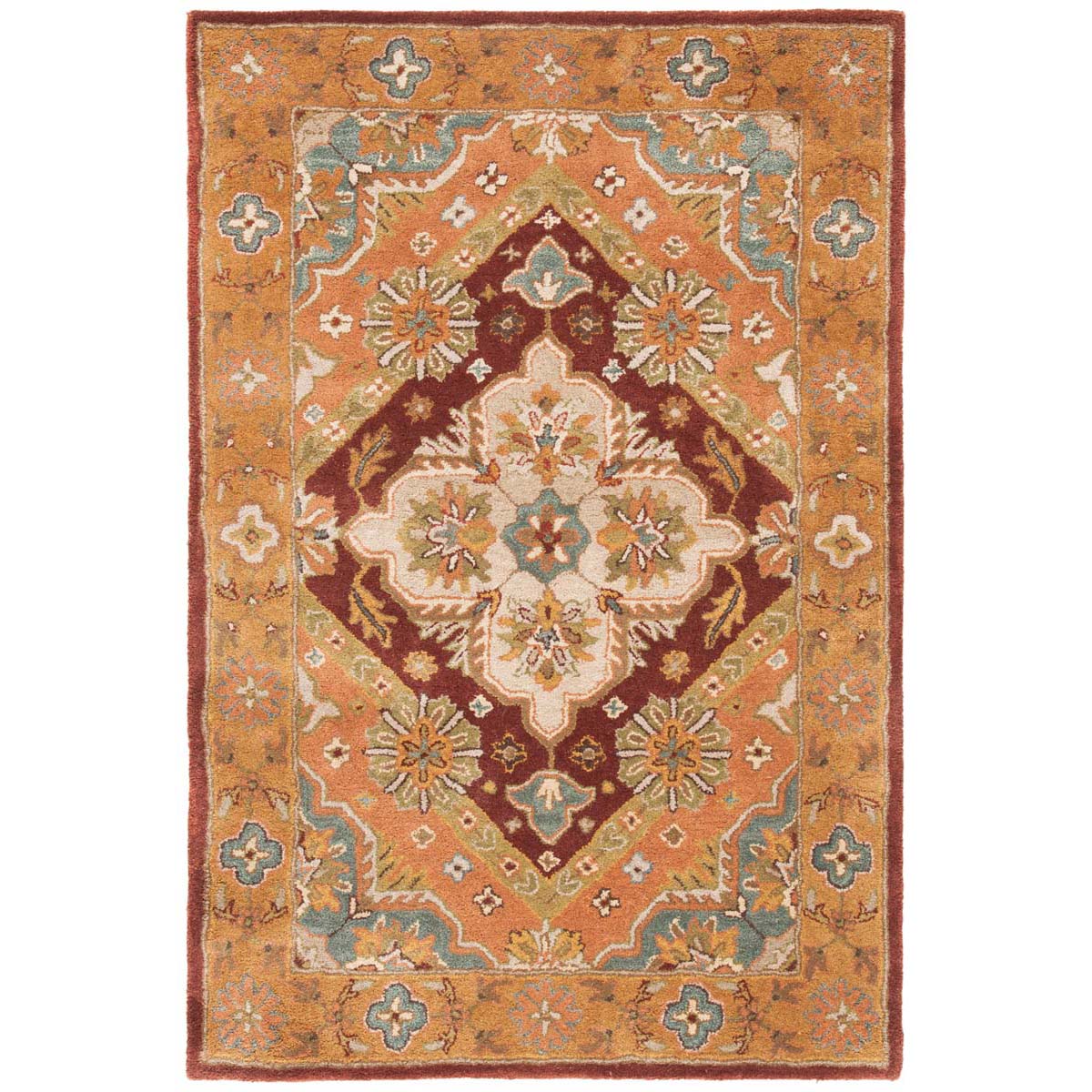 Safavieh Heritage 48A Rug, HG948A - Rust