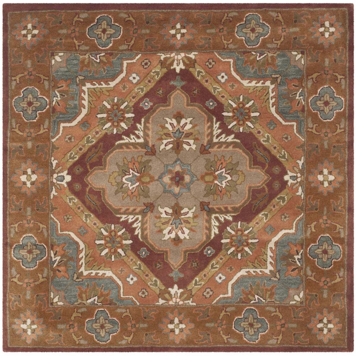 Safavieh Heritage 48A Rug, HG948A - Rust