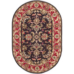 Safavieh Heritage 51A Rug, HG951A - Chocolate / Red