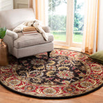 Safavieh Heritage 51A Rug, HG951A - Chocolate / Red