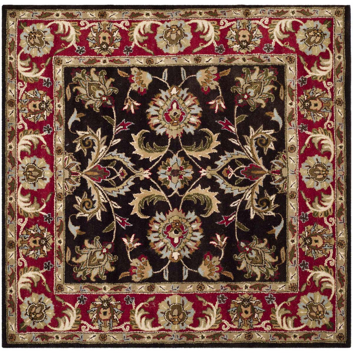 Safavieh Heritage 51A Rug, HG951A - Chocolate / Red