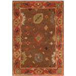 Safavieh Heritage 52A Rug, HG952A - Moss / Rust