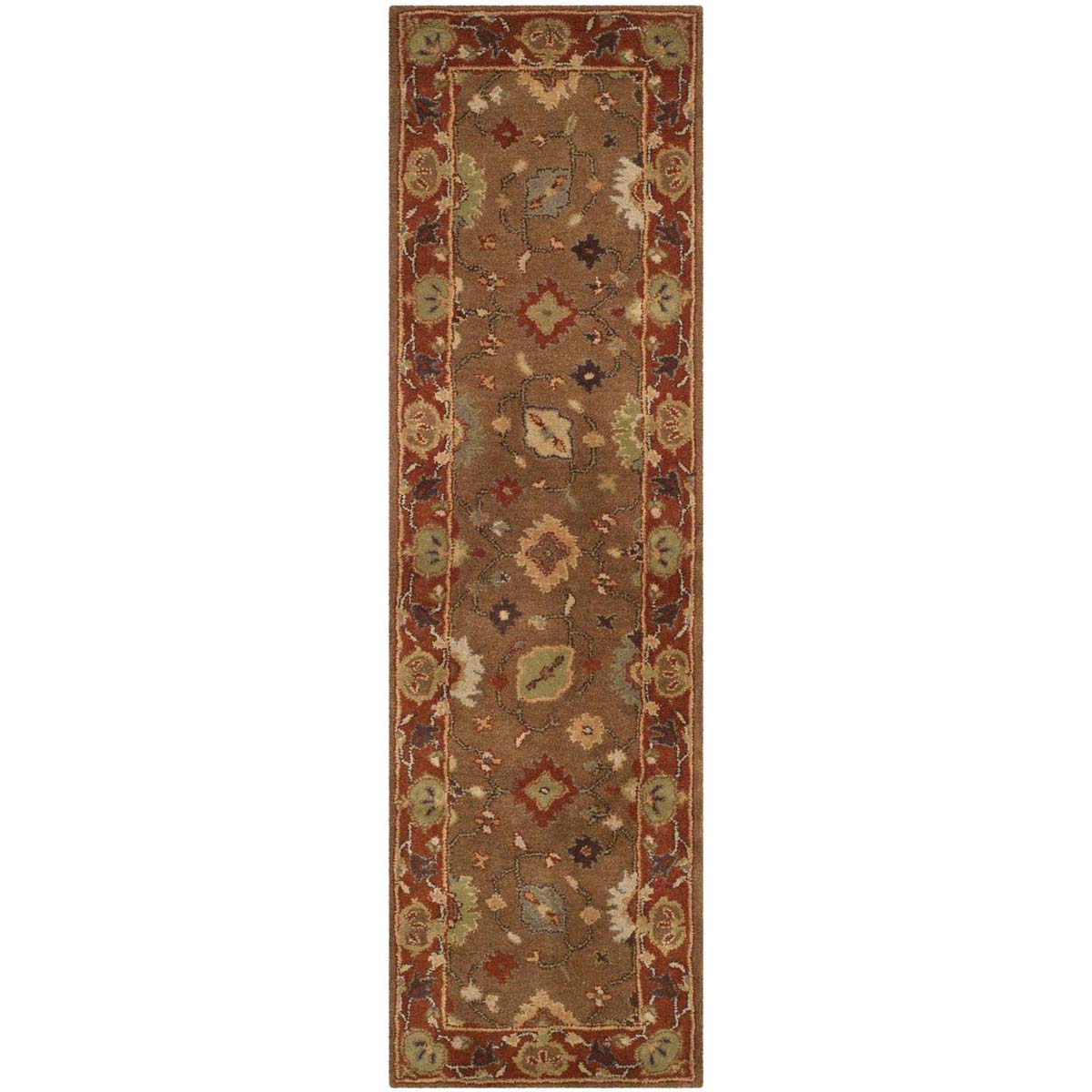 Safavieh Heritage 52A Rug, HG952A - Moss / Rust