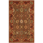 Safavieh Heritage 52A Rug, HG952A - Moss / Rust