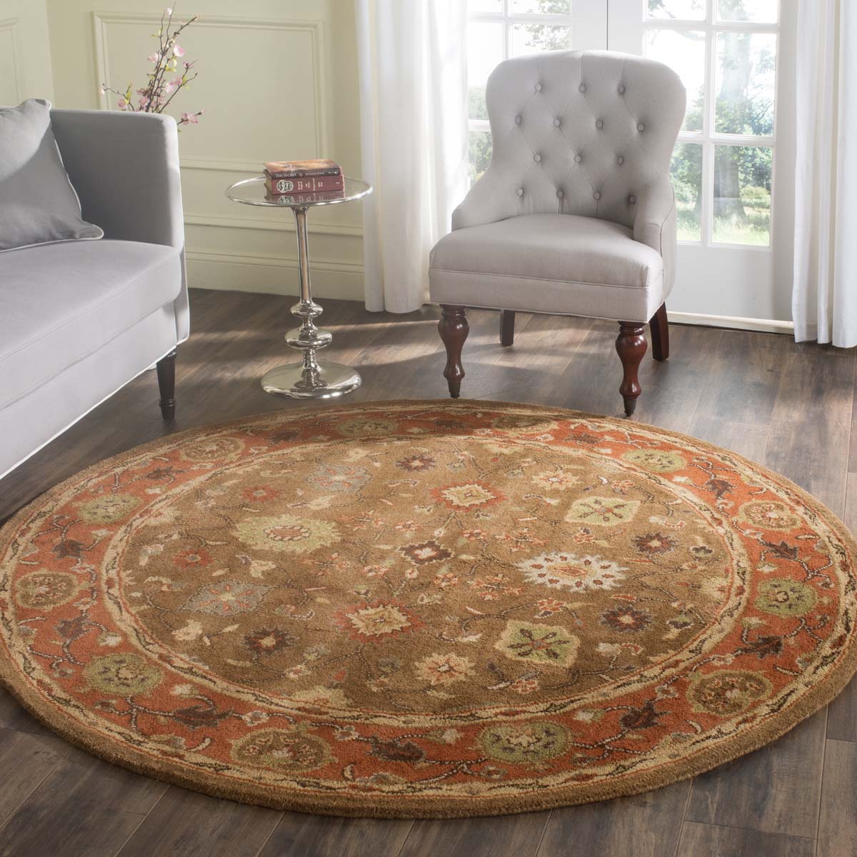 Safavieh Heritage 52A Rug, HG952A - Moss / Rust