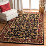 Safavieh Heritage 53A Rug, HG953A - Black / Red