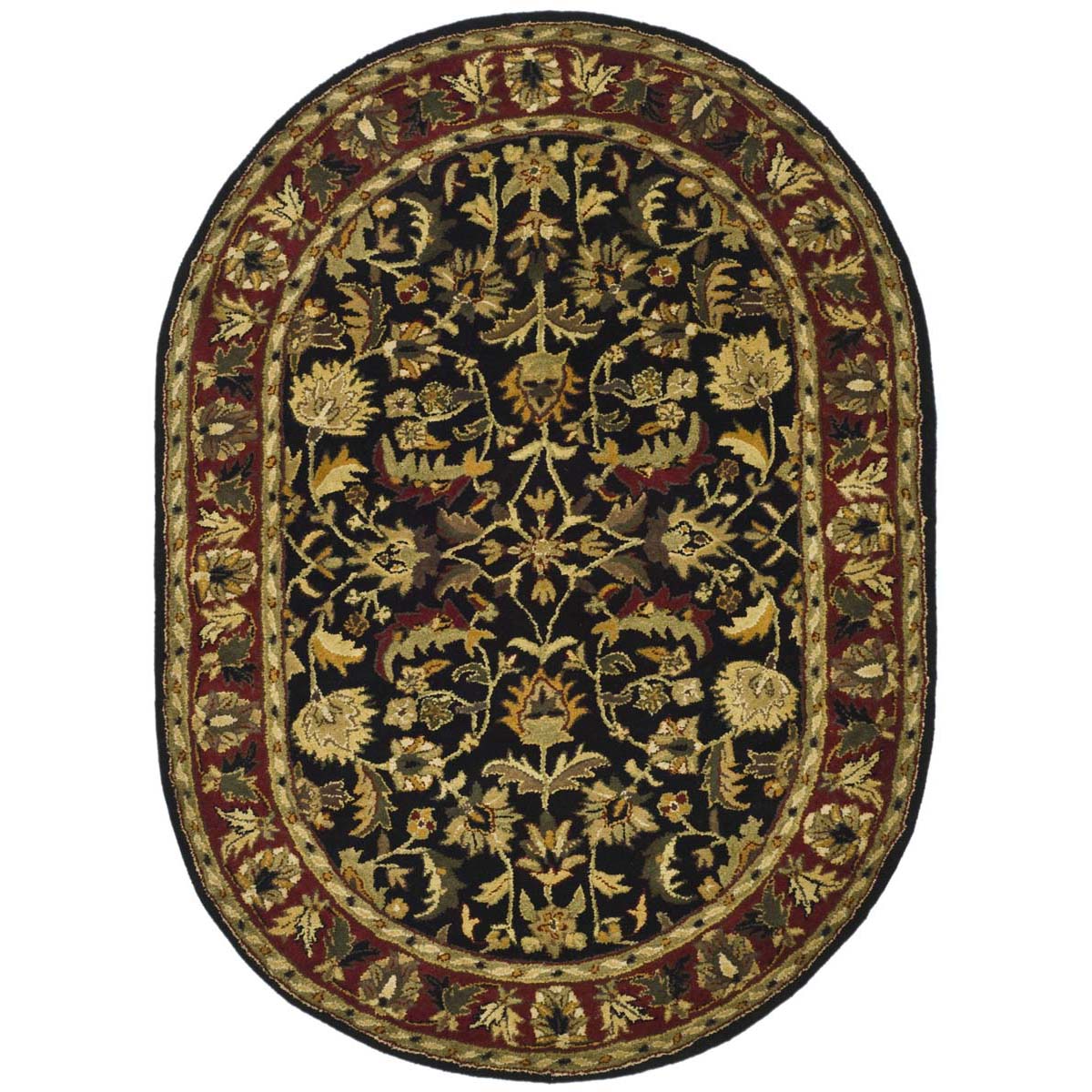 Safavieh Heritage 53A Rug, HG953A - Black / Red