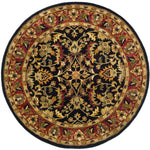 Safavieh Heritage 53A Rug, HG953A - Black / Red