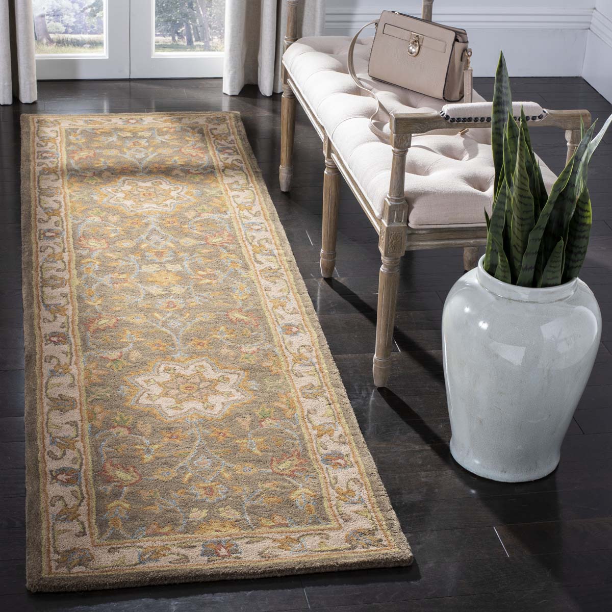 Safavieh Heritage 54A Rug, HG954A - Green / Taupe