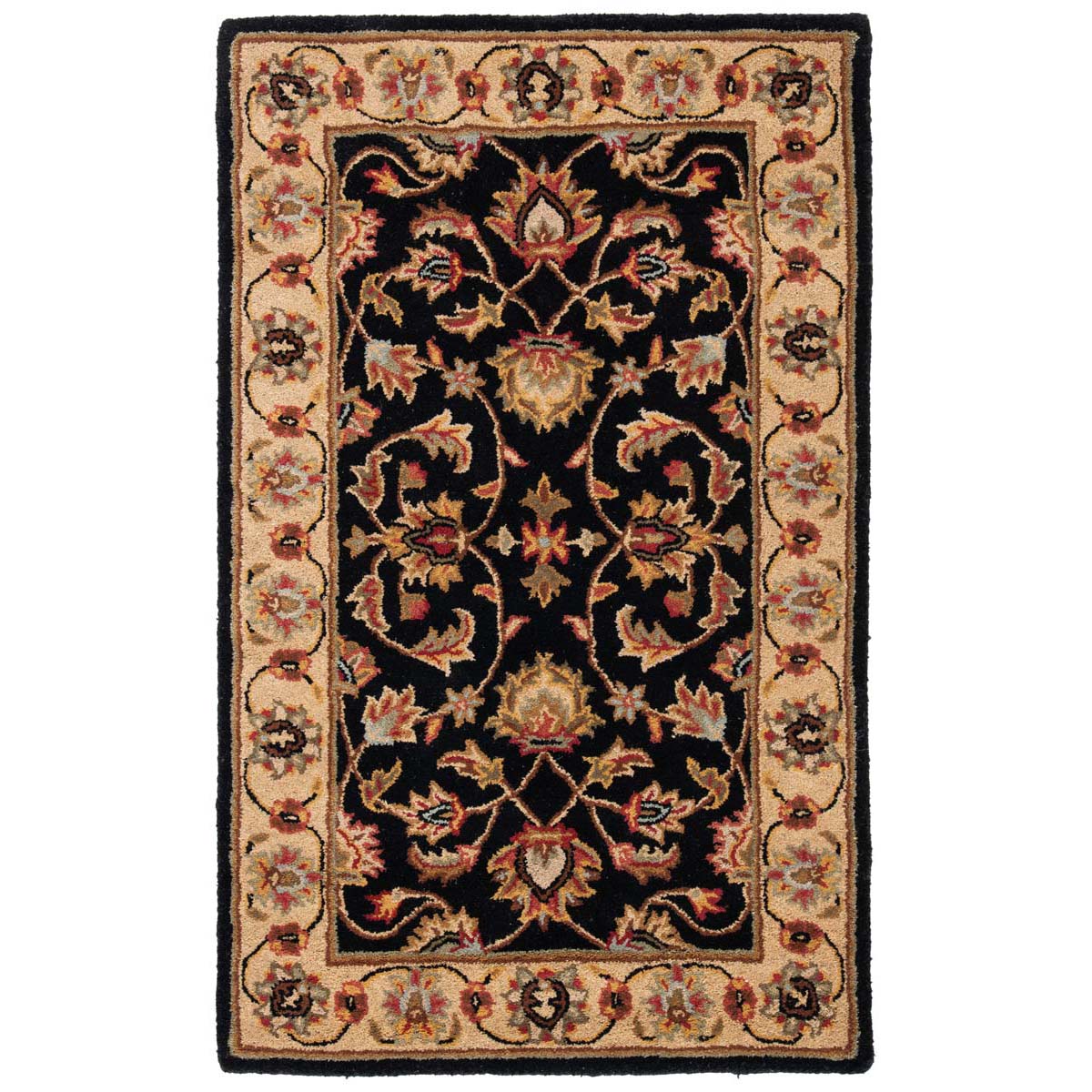 Safavieh Heritage 57A Rug, HG957A - Black / Beige