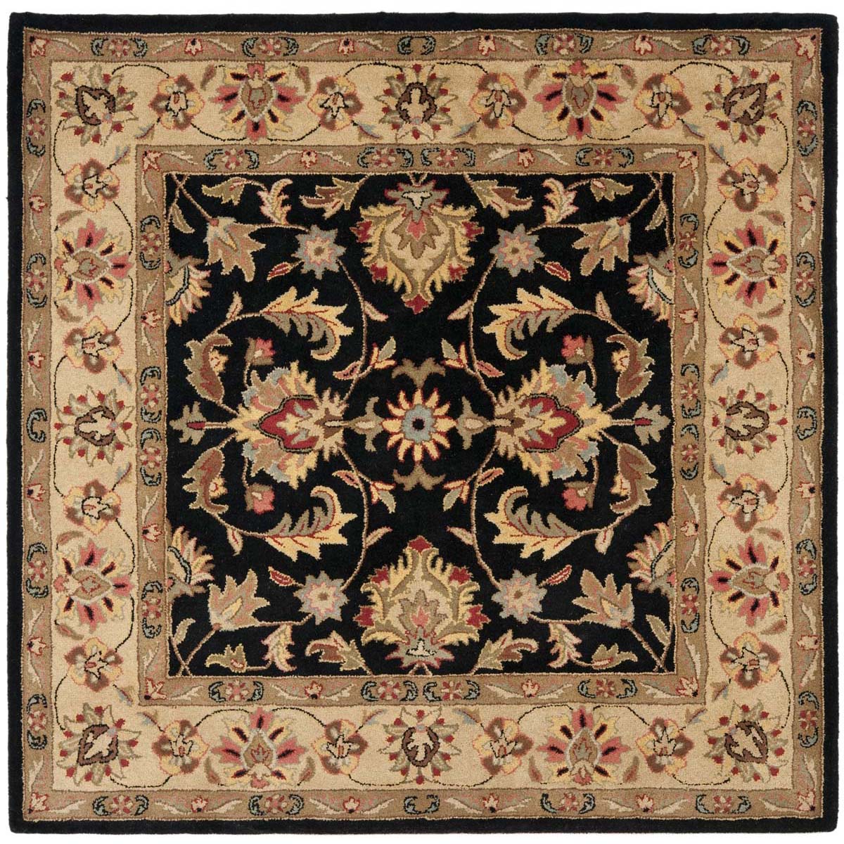 Safavieh Heritage 57A Rug, HG957A - Black / Beige