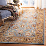 Safavieh Heritage 58A Rug, HG958A - Blue / Gold