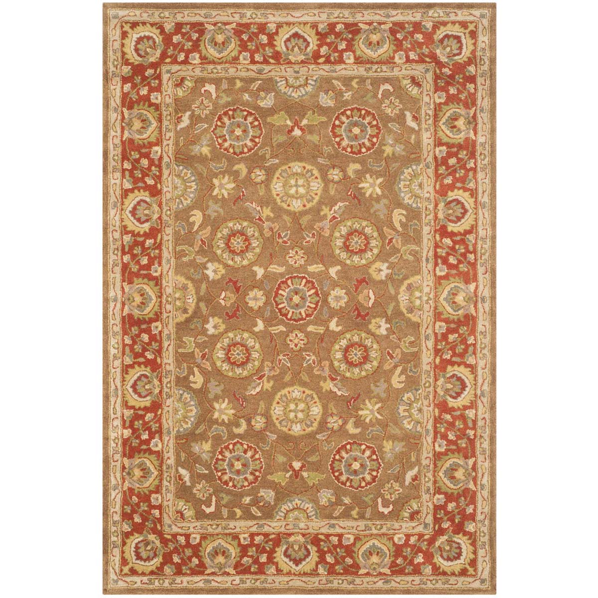 Safavieh Heritage 63A Rug, HG963A - Beige / Rust