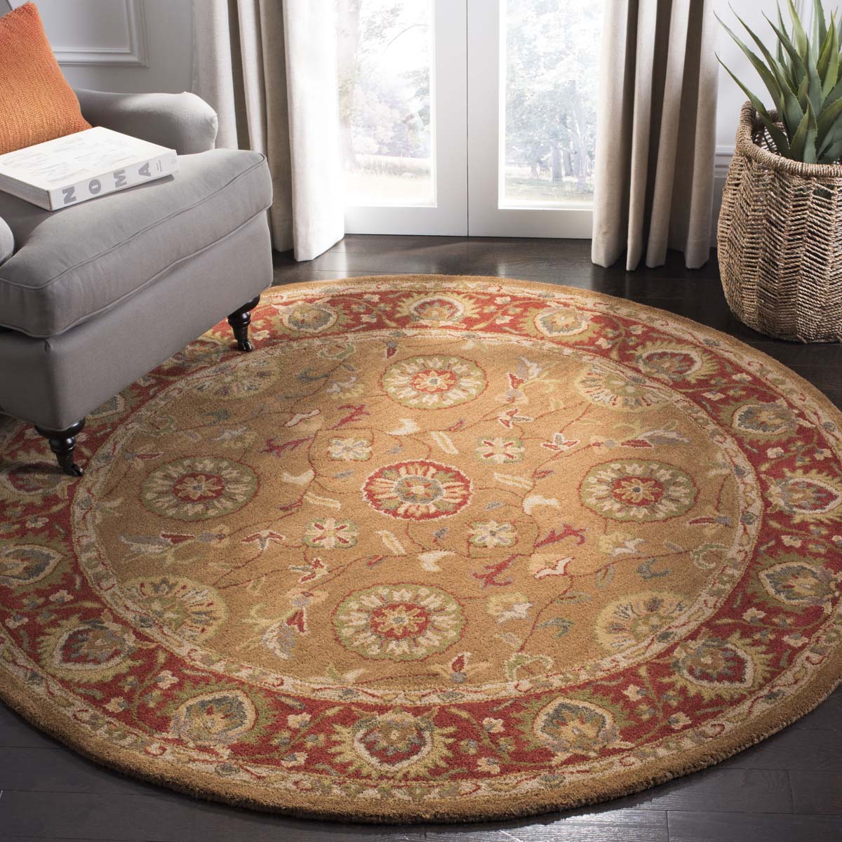 Safavieh Heritage 63A Rug, HG963A - Beige / Rust