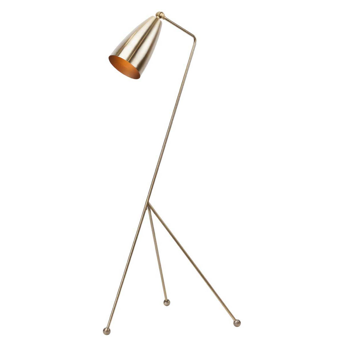 Nuevo Lucille Floor Lighting - Antique Brass