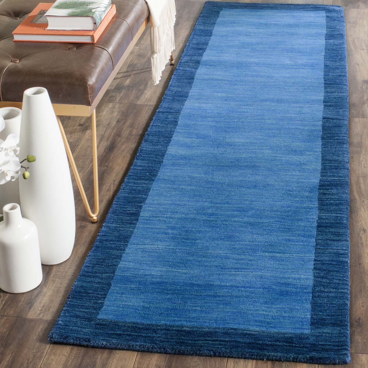 Safavieh Himalaya 580 Rug, HIM580 - Light Blue / Dark Blue