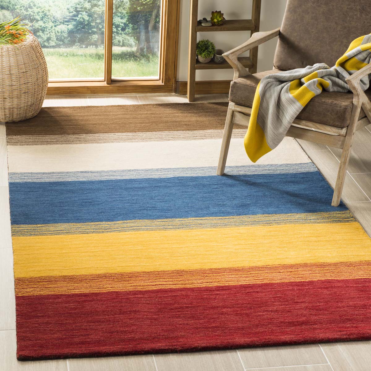 Safavieh Himalaya 581 Rug, HIM581 - Orange / Multi