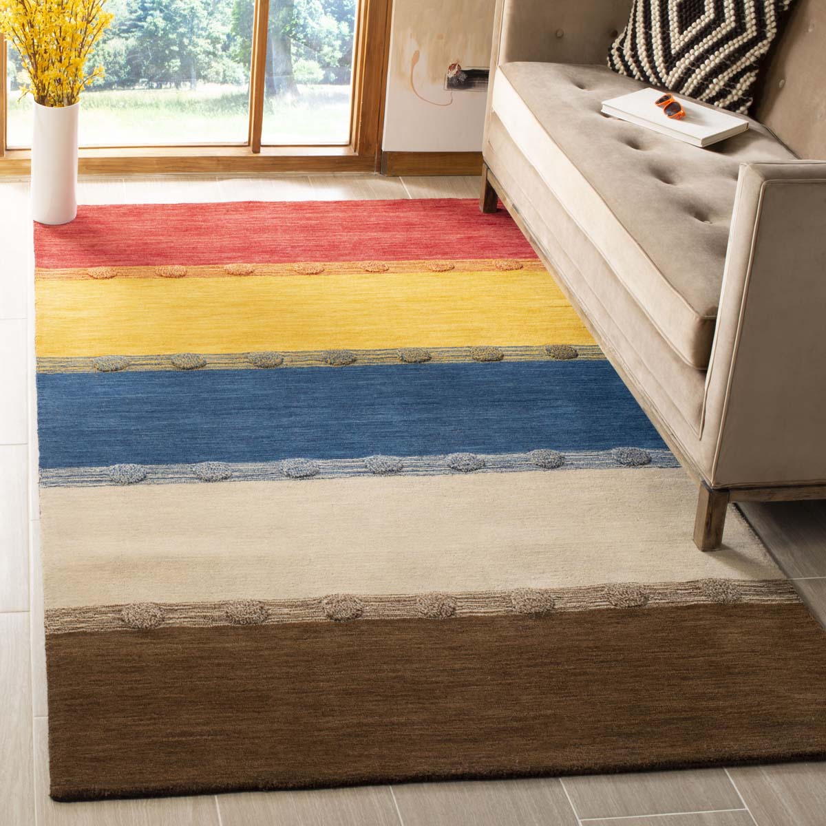 Safavieh Himalaya 591 Rug, HIM591 - Beige / Multi