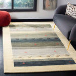 Safavieh Himalaya 592 Rug, HIM592 - Cream / Blue