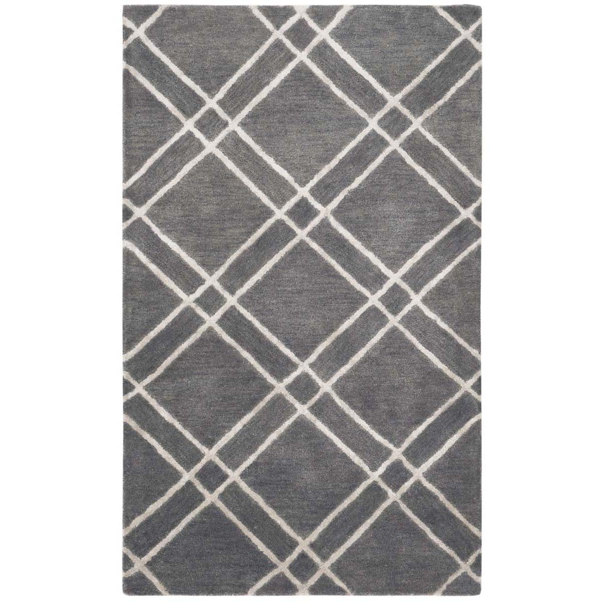 Safavieh Himalaya 901 Rug, HIM901 - Dark Grey / Ivory