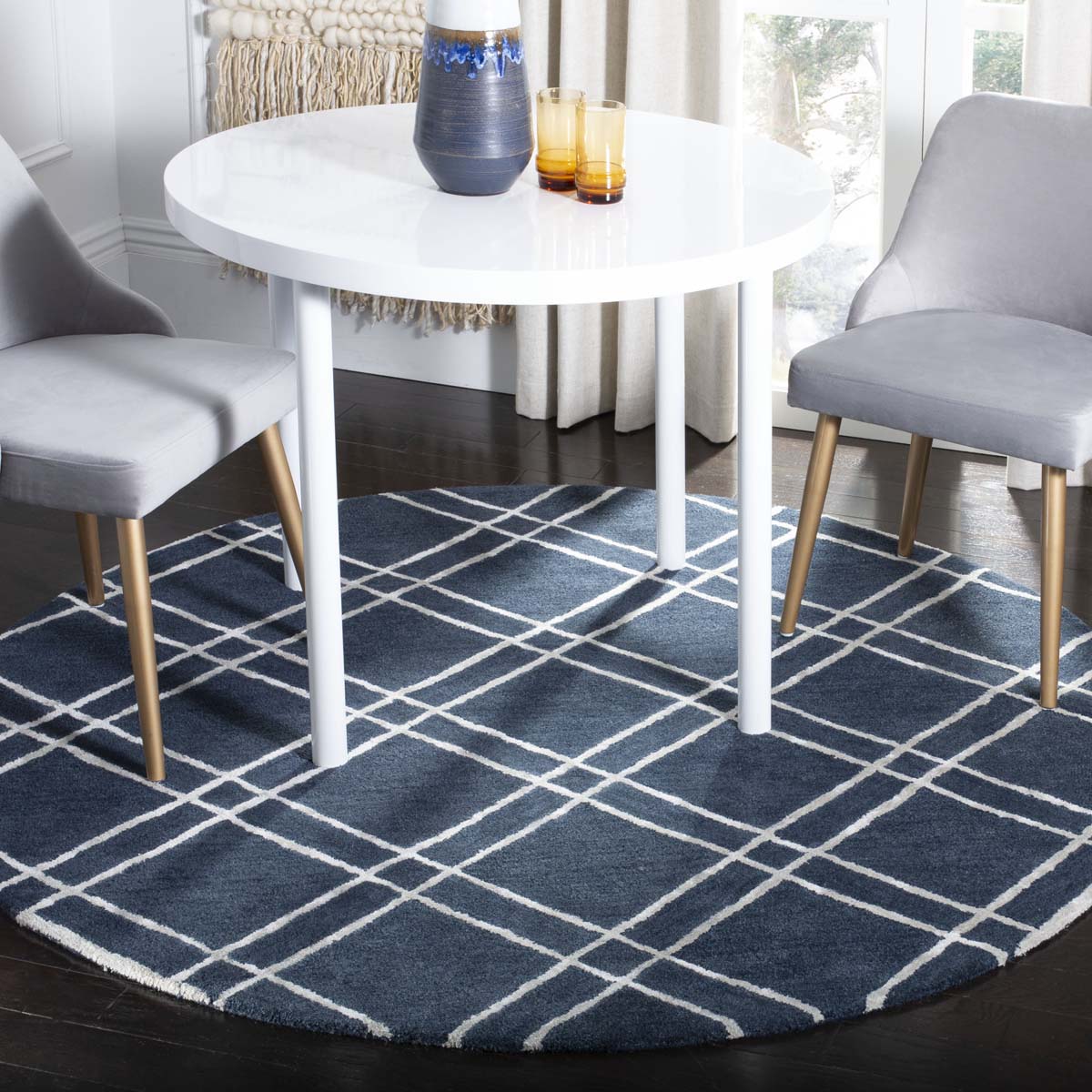 Safavieh Himalaya 901 Rug, HIM901 - Navy / Silver