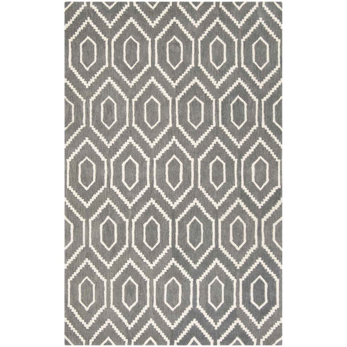 Safavieh Himalaya 902 Rug, HIM902 - Dark Grey / Ivory