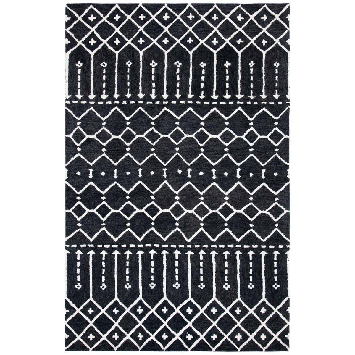 Safavieh Himalaya 903 Rug, HIM903 - Dark Grey / Ivory