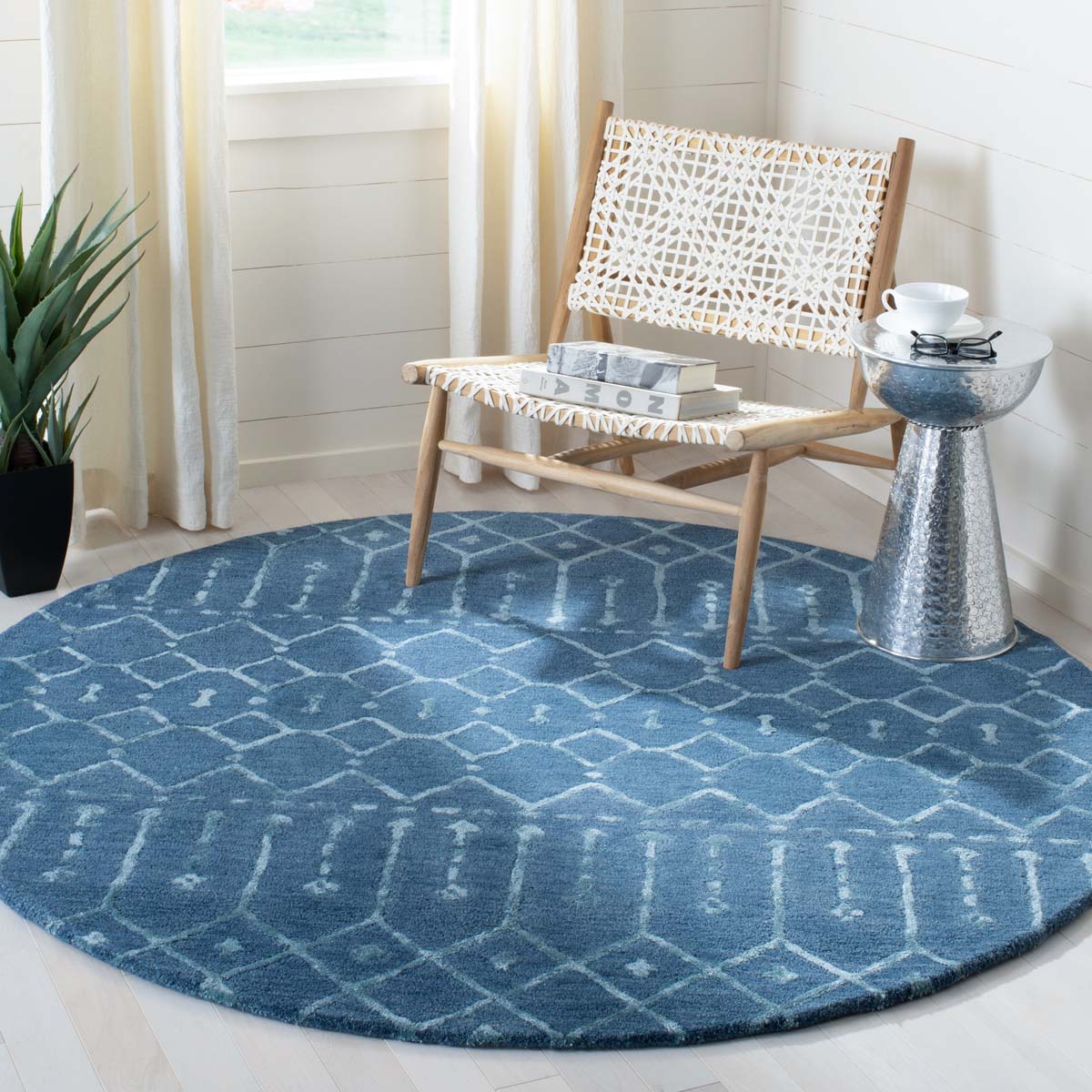 Safavieh Himalaya 903 Rug, HIM903 - Navy / Silver