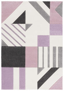 Safavieh Hollywood 709 Rug, HLW709 - Ivory / Purple