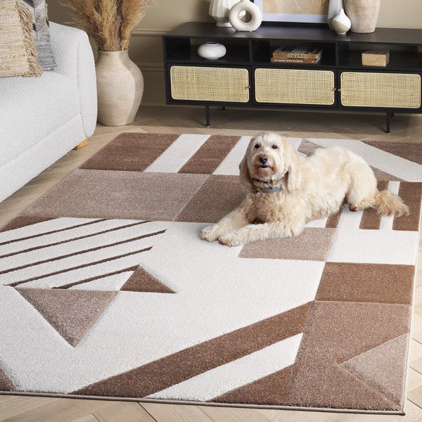 Safavieh Hollywood 709 Rug, HLW709 - Ivory / Brown