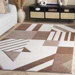 Safavieh Hollywood 709 Rug, HLW709 - Ivory / Brown