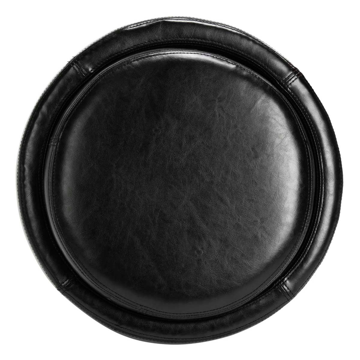 Safavieh Round Storage Tray Ottoman , HUD4045 - Black