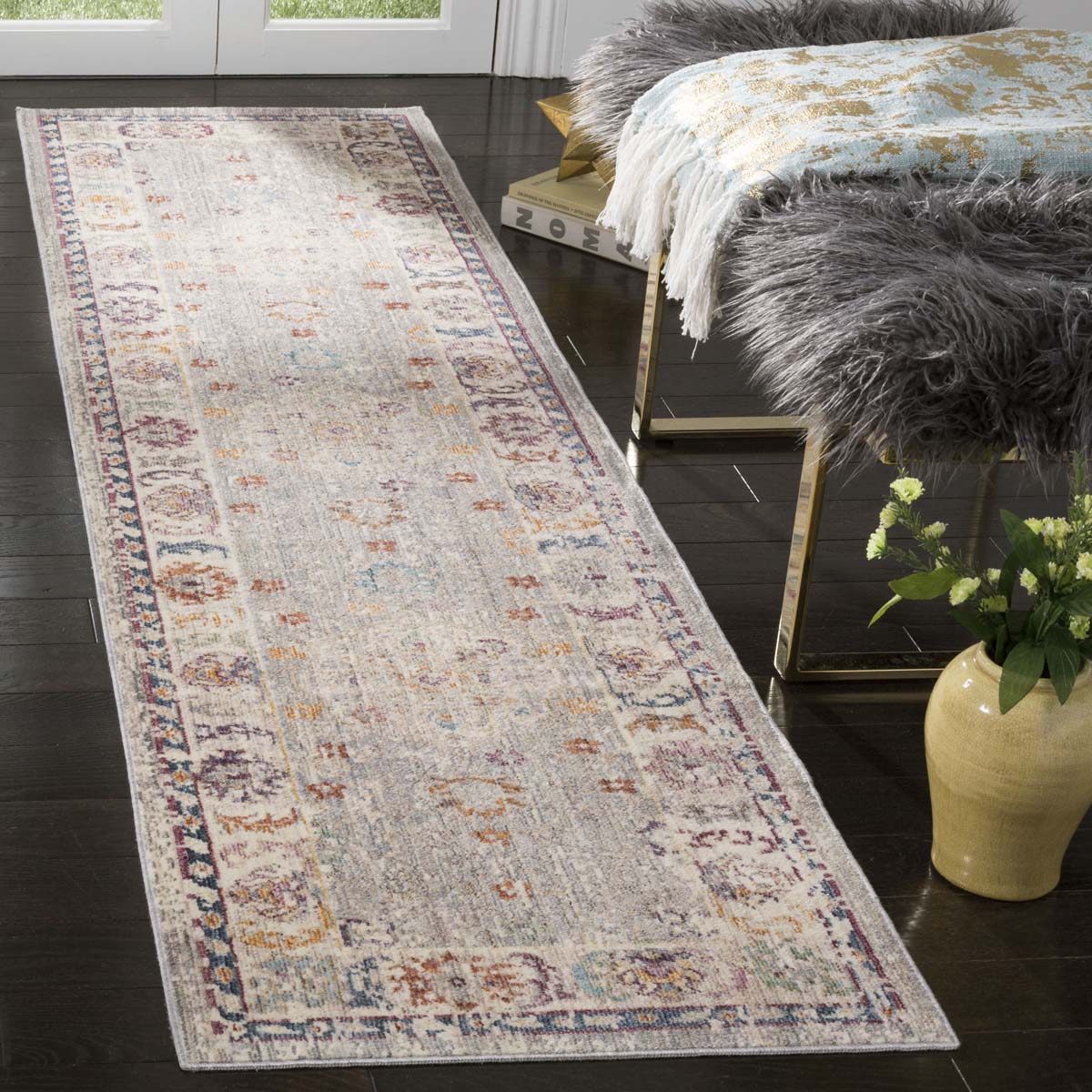 Safavieh Illusion 708 Rug, ILL708 - Light Grey / Cream