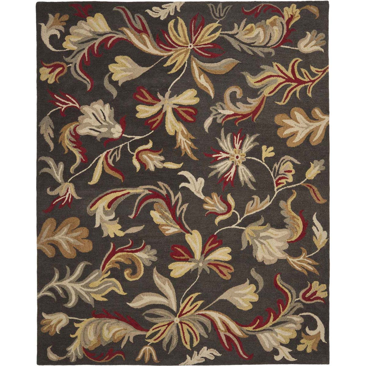 Safavieh Jardin 459 Rug, JAR459 - Dark Grey / Multi