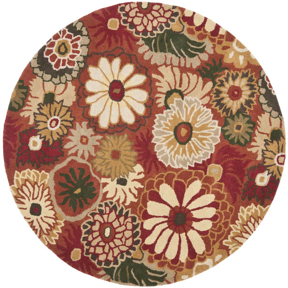 Safavieh Jardin 812 Rug, JAR812 - Orange / Multi