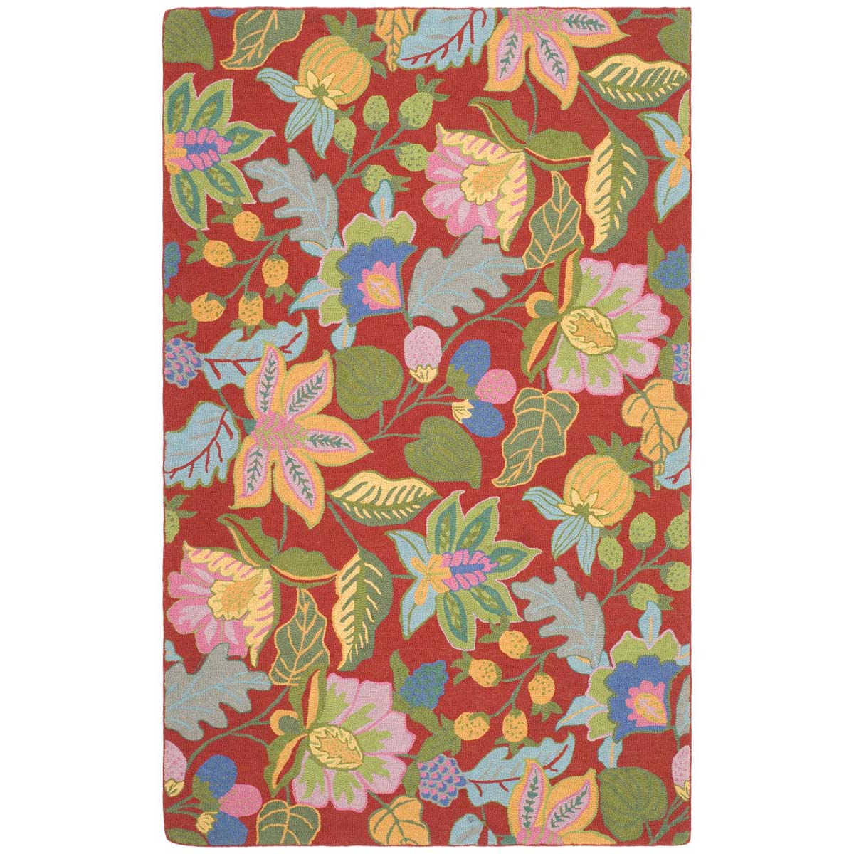 Safavieh Jardin 951 Rug, JAR951 - Red / Multi