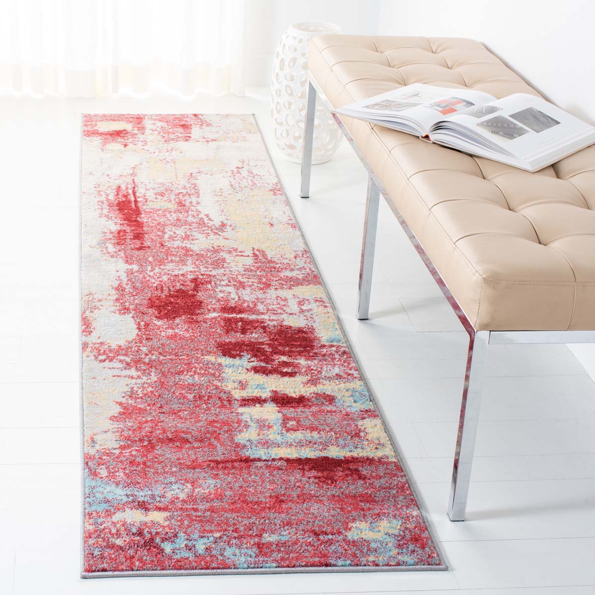 Safavieh Jasper 101 Rug, JSP101 - Red / Ivory