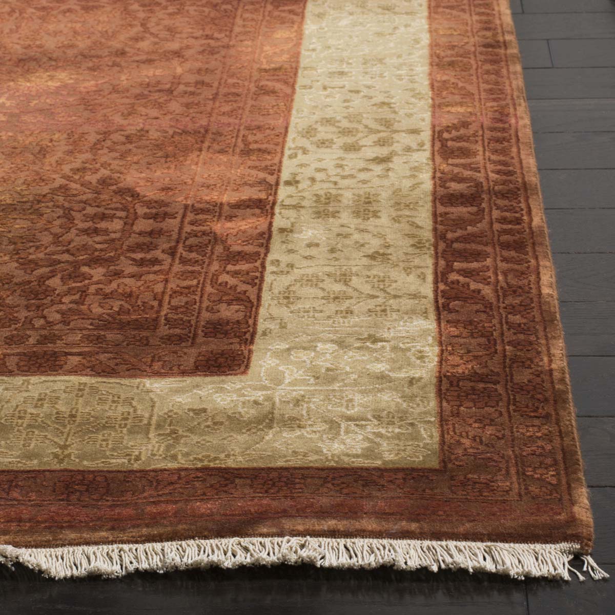 Safavieh Jewel Of India 604 Rug, JWL604 - Rust / Gold