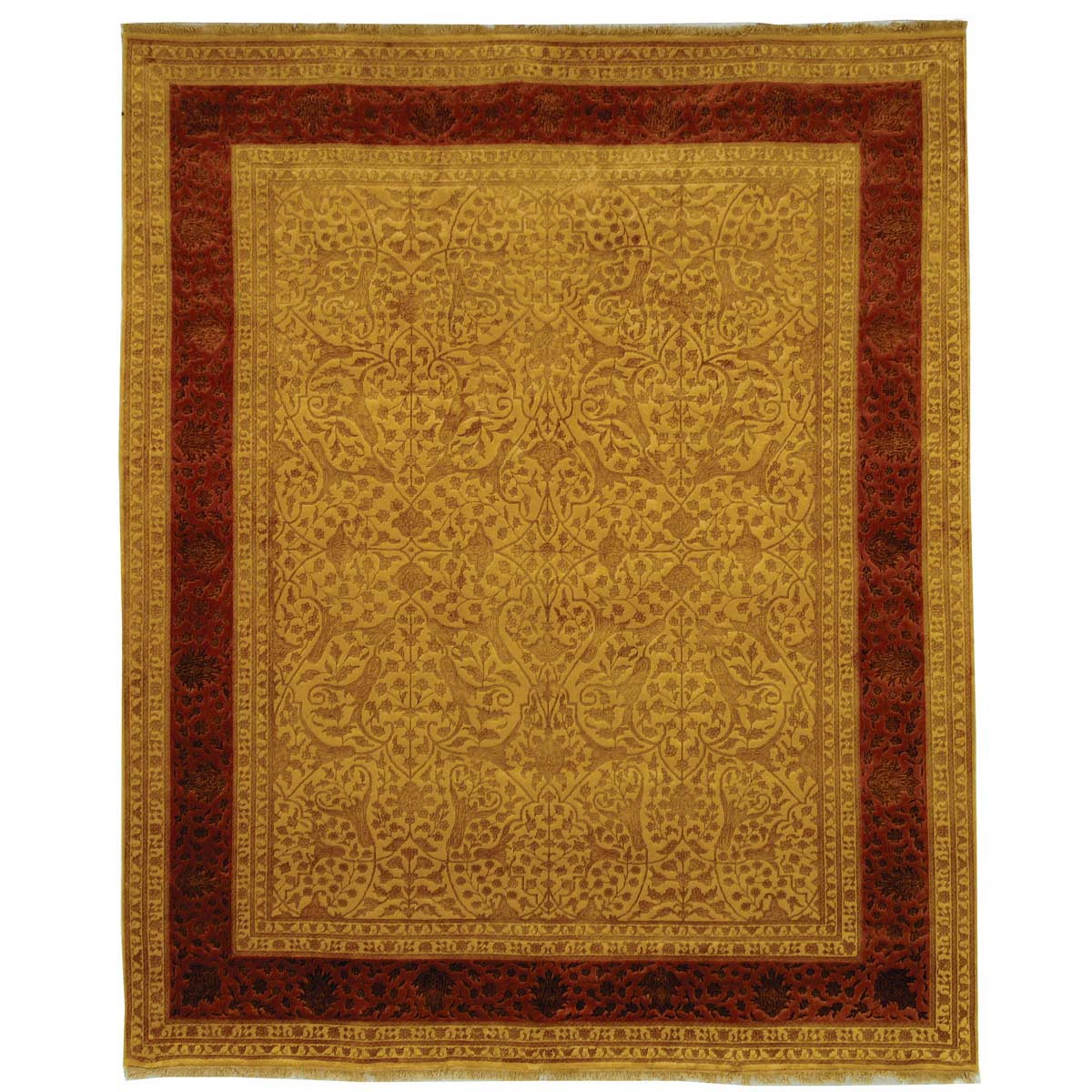 Safavieh Jewel Of India 607 Rug, JWL607 - Ivory / Cinnamon