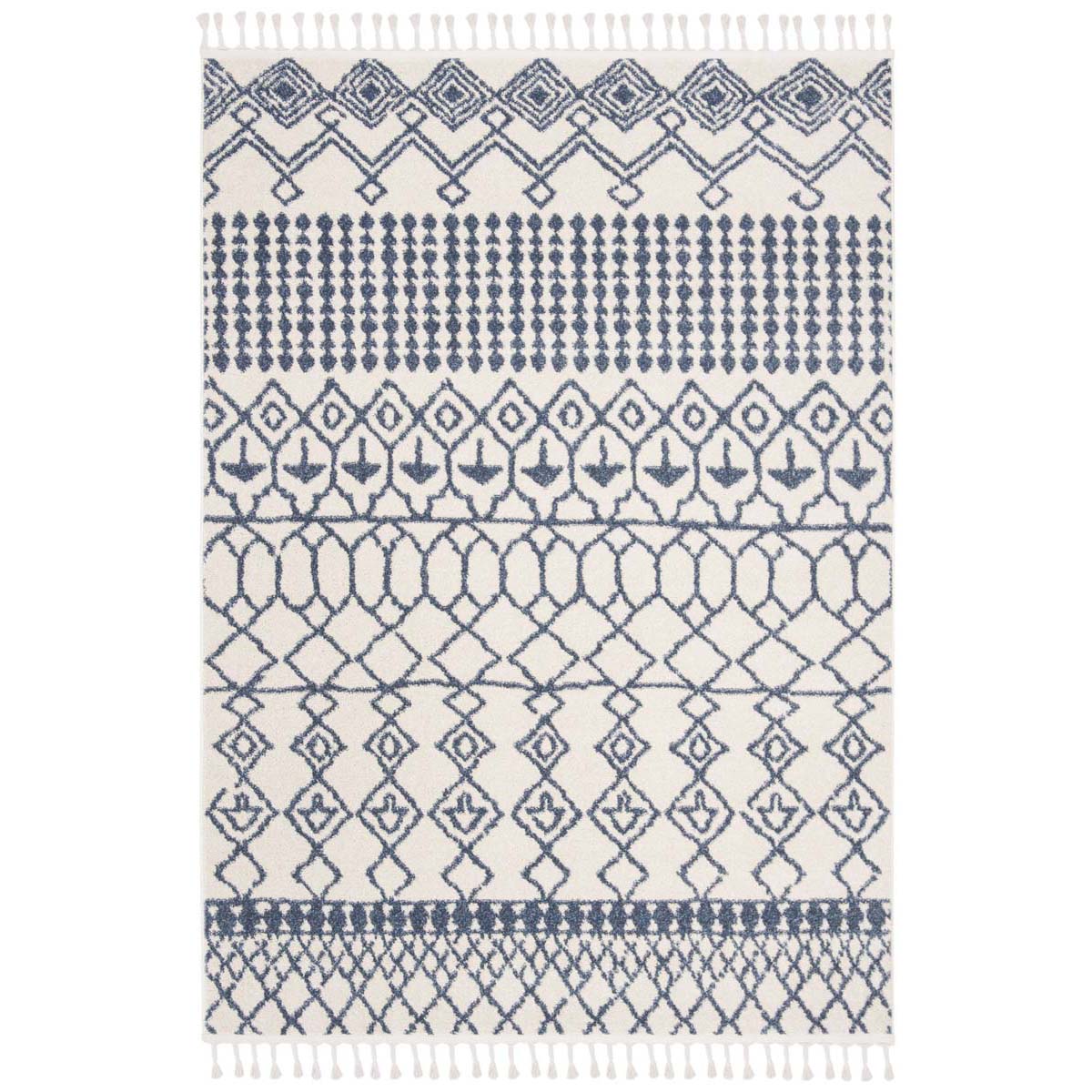 Safavieh Kasbah 100 173 Rug, KBH173 - Ivory / Blue