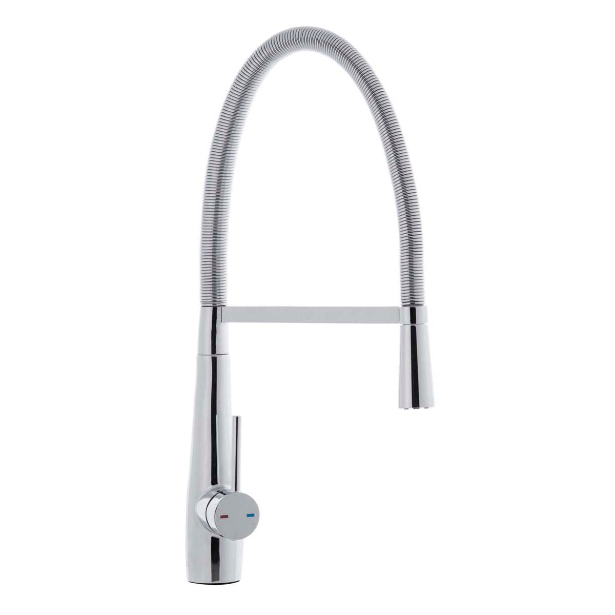 Solea Rhapsody Single Control Dual Function Spray Pull Down Stainless Steel 9.9X4.1X19.5 Kitchen Faucet - Chrome