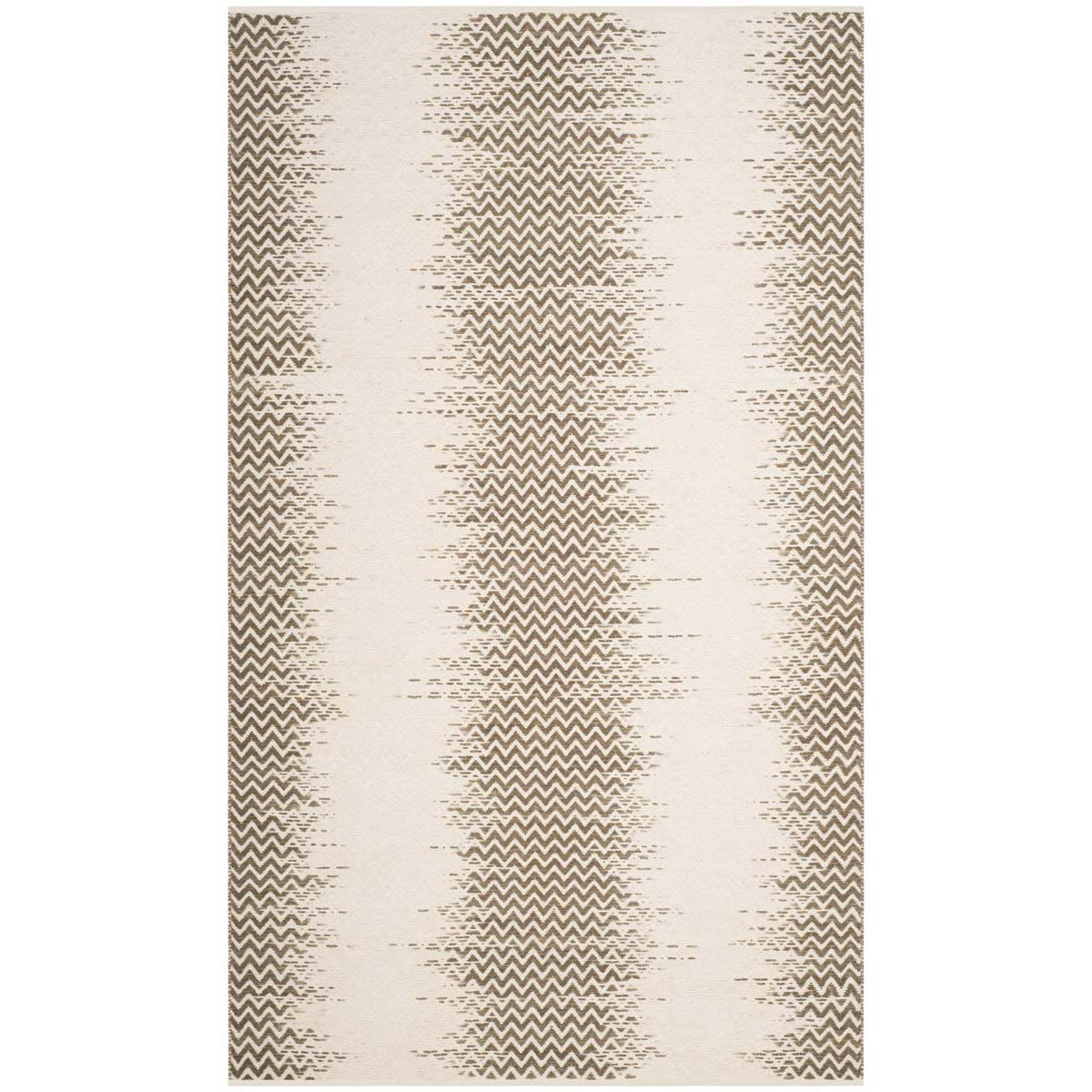 Safavieh Cotton Kilim 121 Rug, KLC121 - Brown / Ivory