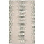 Safavieh Cotton Kilim 121 Rug, KLC121 - Dark Green / Ivory